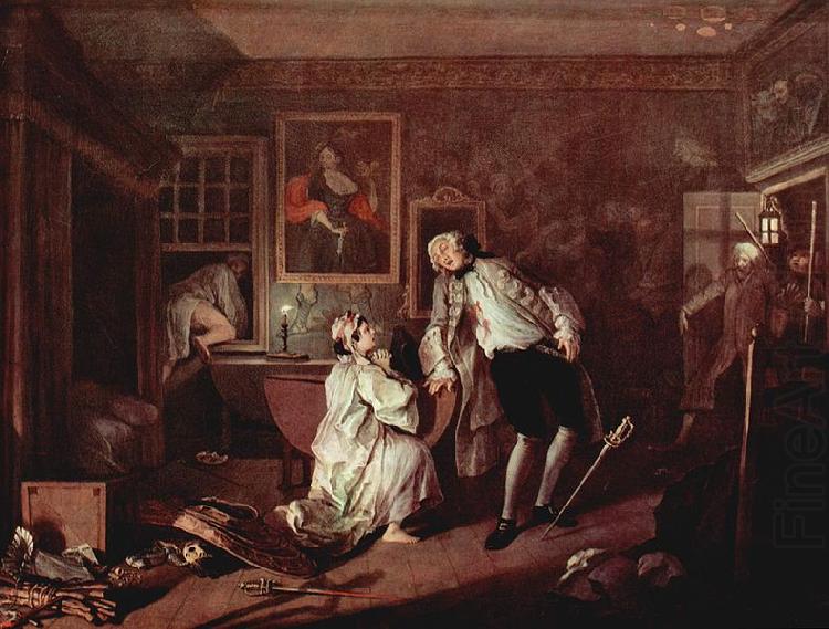 William Hogarth The murder of the count china oil painting image